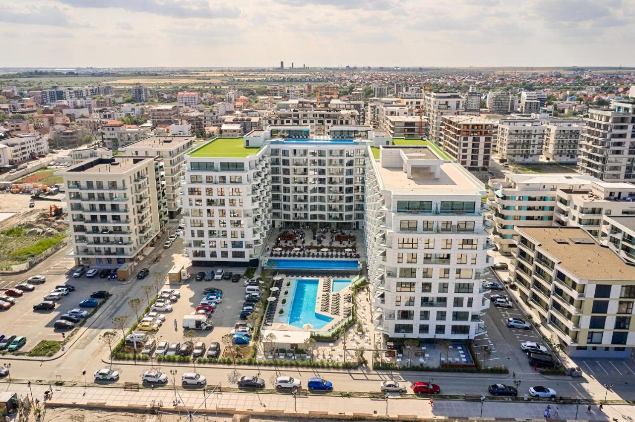 Appartement Perfect Sea View - Infinity Pool&Spa&Ev Friendly à Mamaia Extérieur photo